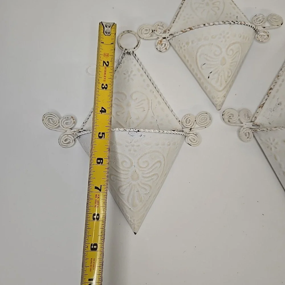3‎ Piece Metal Wall Pocket Set